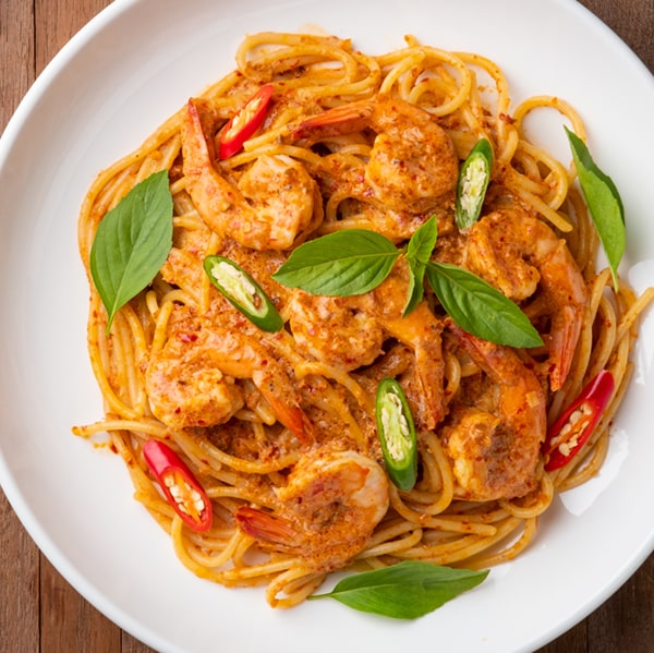 Asian Style Creamy Tom Yam Pasta Asian Style Creamy Tom Yam Pasta